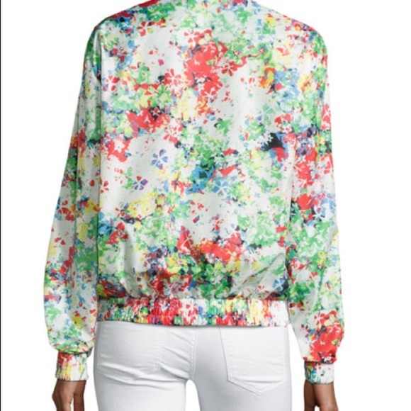 Catherine Malandrino Floral SoHo Windbreaker XS - Picture 3 of 8